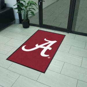 Alabama 3X5 High-Traffic Mat with Durable Rubber Backing - Portrait Orientation