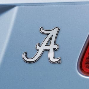Alabama Crimson Tide 3D Chrome Metal Emblem - A Logo