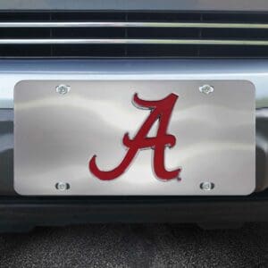 Alabama Crimson Tide 3D Stainless Steel License Plate