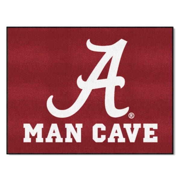 Alabama Crimson Tide Man Cave All Star Rug 34 in. x 42.5 in 1 scaled