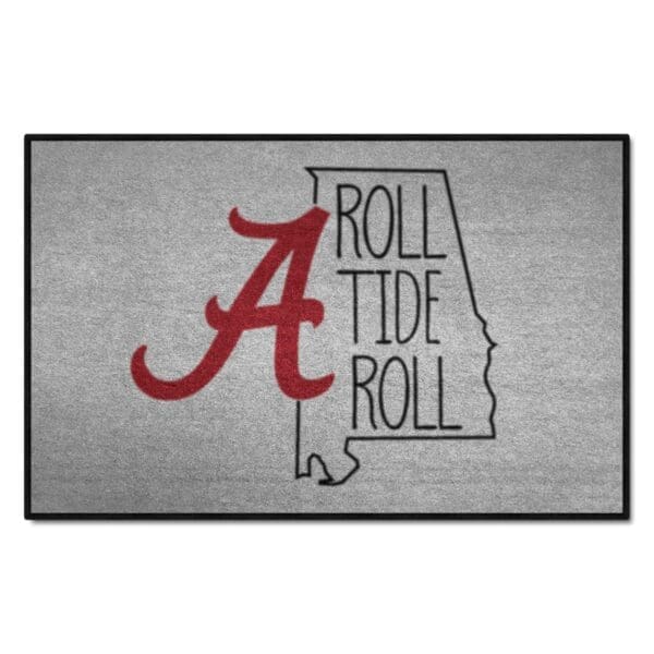 Alabama Crimson Tide Southern Style Starter Mat Accent Rug 19in. x 30in 1 scaled