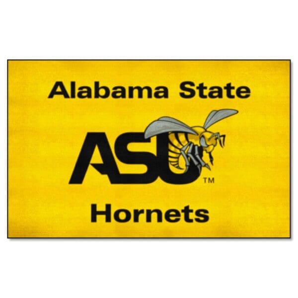 Alabama State Hornets Ulti Mat Rug 5ft. x 8ft 1 scaled