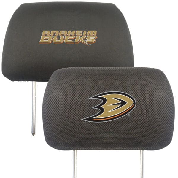 Anaheim Ducks Embroidered Head Rest Cover Set 2 Pieces 17196 1