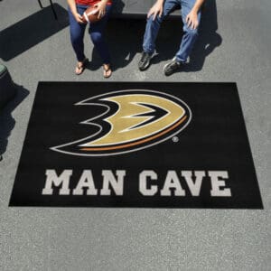 Anaheim Ducks Man Cave Ulti-Mat Rug - 5ft. x 8ft.-14391