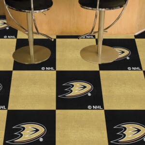 Anaheim Ducks Team Carpet Tiles - 45 Sq Ft.-10682