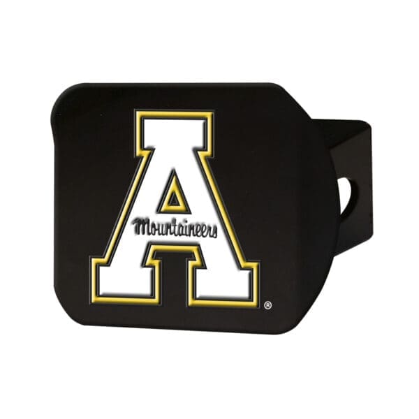 Appalachian State Mountaineers Black Metal Hitch Cover 3D Color Emblem 1