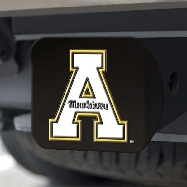 Appalachian State Mountaineers Black Metal Hitch Cover - 3D Color Emblem