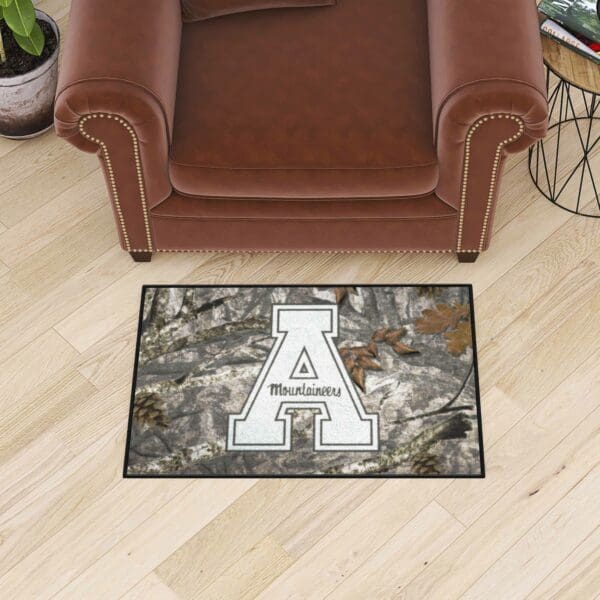 Appalachian State Mountaineers Camo Starter Mat Accent Rug - 19in. x 30in.