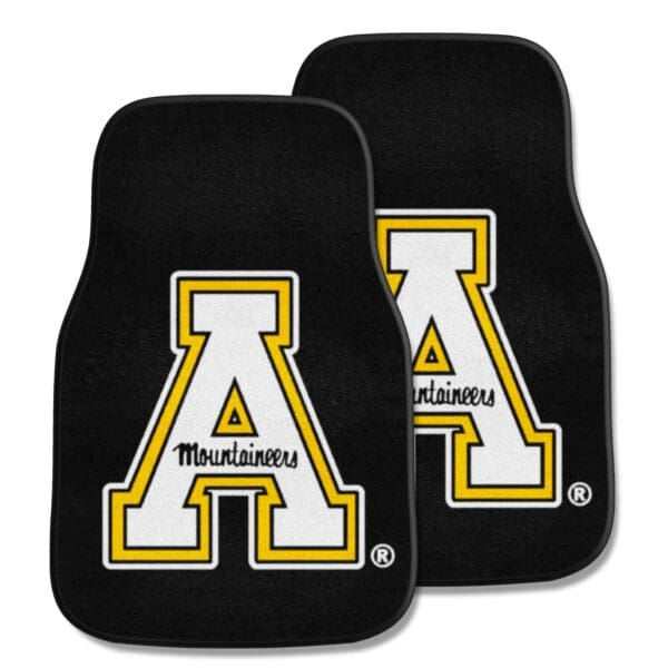 Appalachian State Mountaineers Front Carpet Car Mat Set 2 Pieces 1 scaled