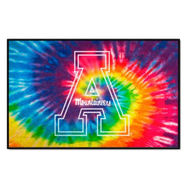 Appalachian State Mountaineers Tie Dye Starter Mat Accent Rug 19in. x 30in 1 scaled