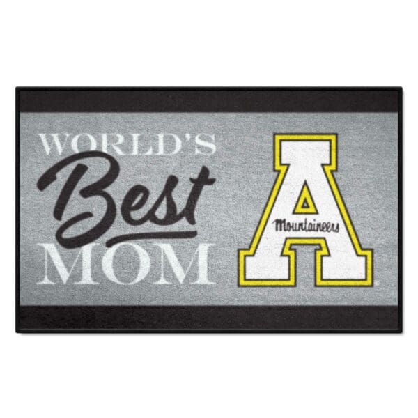 Appalachian State Mountaineers Worlds Best Mom Starter Mat Accent Rug 19in. x 30in 1 scaled