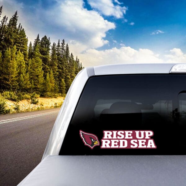 Arizona Cardinals 2 Piece Team Slogan Decal Sticker Set