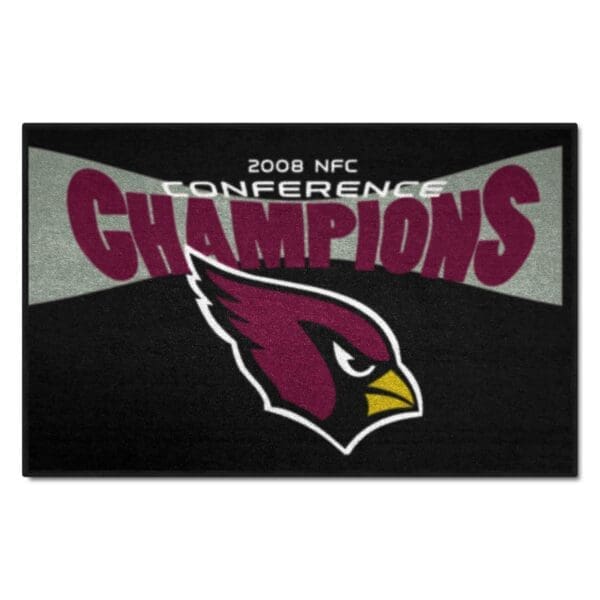 Arizona Cardinals 2009 NFC Conference Champions Starter Mat Accent Rug 19in. x 30in 1 scaled