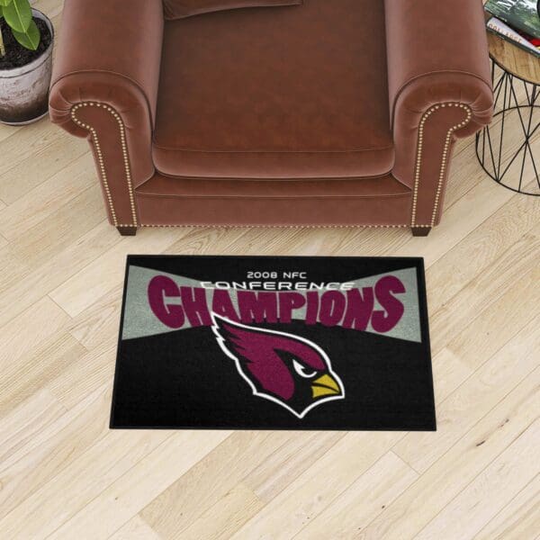 Arizona Cardinals 2009 NFC Conference Champions Starter Mat Accent Rug - 19in. x 30in.