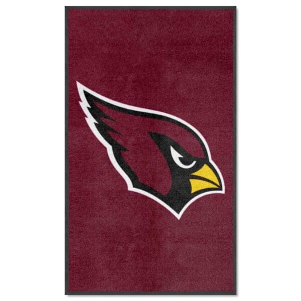 Arizona Cardinals 3X5 High Traffic Mat with Durable Rubber Backing Portrait Orientation 1 scaled