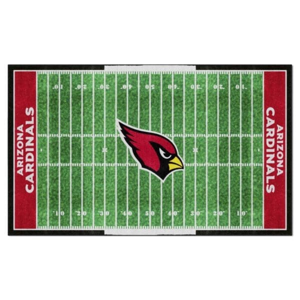 Arizona Cardinals 6 ft. x 10 ft. Plush Area Rug 1 scaled