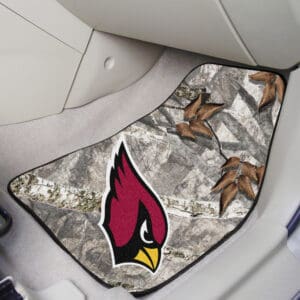Arizona Cardinals Camo Front Carpet Car Mat Set - 2 Pieces