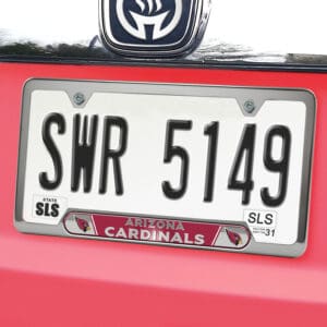 Arizona Cardinals Embossed License Plate Frame