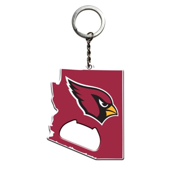 Arizona Cardinals Keychain Bottle Opener 1