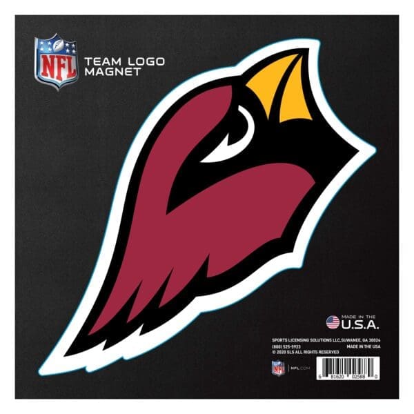 Arizona Cardinals Large Team Logo Magnet 10 8.7329x8.3078 1 scaled