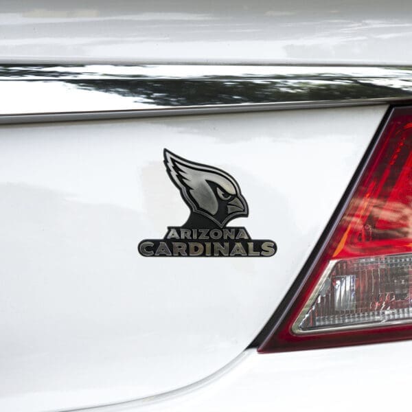 Arizona Cardinals Molded Chrome Plastic Emblem