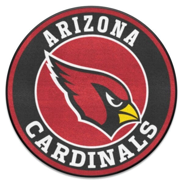 Arizona Cardinals Roundel Rug 27in. Diameter 1 scaled