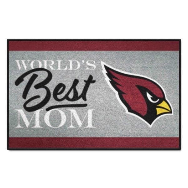 Arizona Cardinals Worlds Best Mom Starter Mat Accent Rug 19in. x 30in 1 scaled