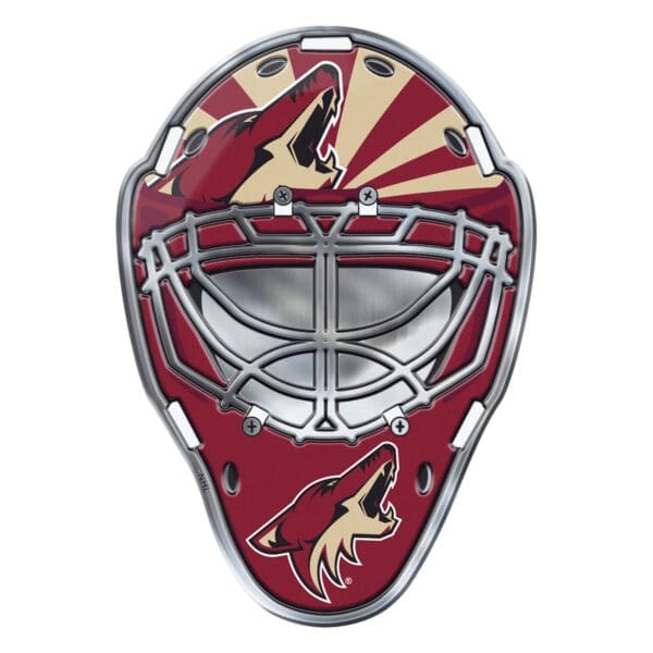 Arizona Coyotes Heavy Duty Aluminium Helmet Emblem 60732 1