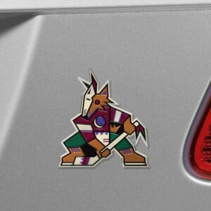 Arizona Coyotes Heavy Duty Aluminum Embossed Color Emblem-60498