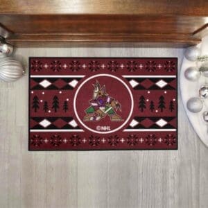 Arizona Coyotes Holiday Sweater Starter Mat Accent Rug - 19in. x 30in.-26866