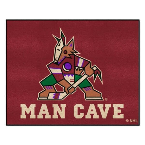 Arizona Coyotes Man Cave All Star Rug 34 in. x 42.5 in. 14473 1 scaled