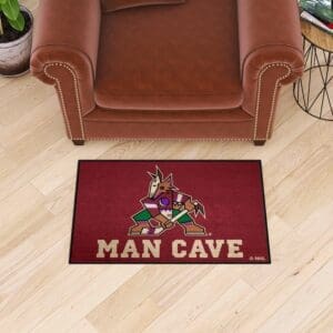 Arizona Coyotes Man Cave Starter Mat Accent Rug - 19in. x 30in.-14474