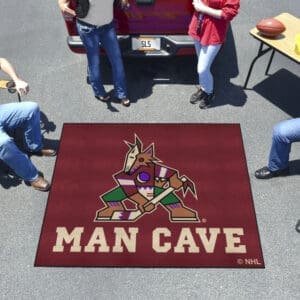 Arizona Coyotes Man Cave Tailgater Rug - 5ft. x 6ft.-14476