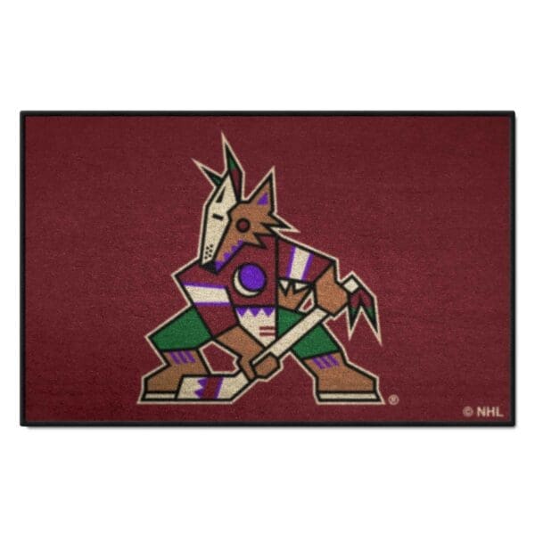 Arizona Coyotes Starter Mat Accent Rug 19in. x 30in. 10656 1 scaled