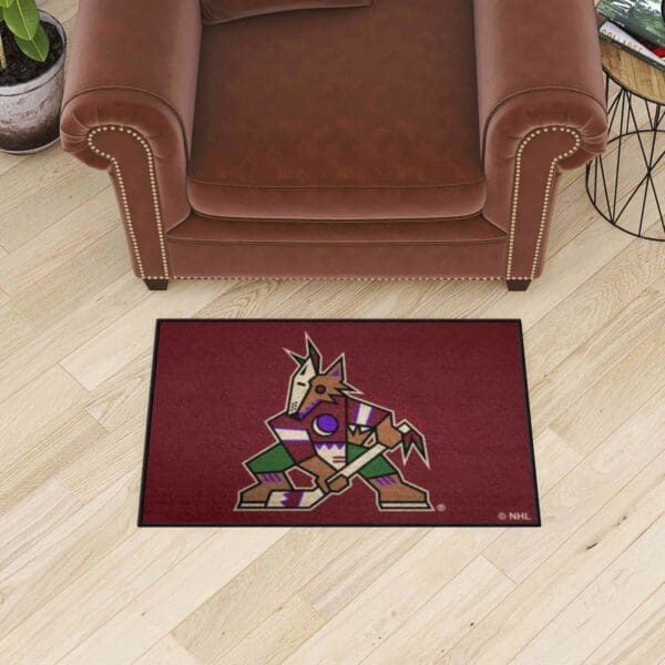 Arizona Coyotes Starter Mat Accent Rug - 19in. x 30in.-10656