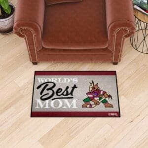 Arizona Coyotes World's Best Mom Starter Mat Accent Rug - 19in. x 30in.-34138