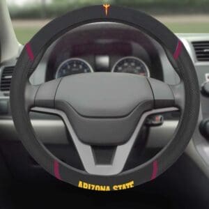 Arizona State Sun Devils Embroidered Steering Wheel Cover