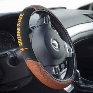 Arizona State Sun Devils Football Grip Steering Wheel Cover 15" Diameter