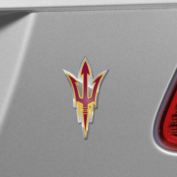 Arizona State Sun Devils Heavy Duty Aluminum Embossed Color Emblem