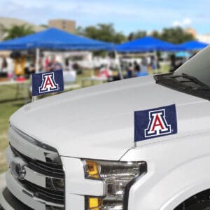 Arizona Wildcats Ambassador Car Flags - 2 Pack Mini Auto Flags