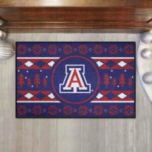 Arizona Wildcats Holiday Sweater Starter Mat Accent Rug - 19in. x 30in.