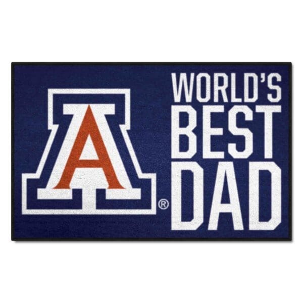 Arizona Wildcats Starter Mat Accent Rug 19in. x 30in. Worlds Best Dad Starter Mat 1 scaled