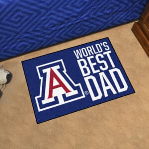 Arizona Wildcats Starter Mat Accent Rug - 19in. x 30in. World's Best Dad Starter Mat