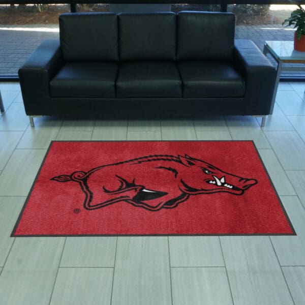 Arkansas 4X6 High-Traffic Mat with Durable Rubber Backing - Landscape Orientation