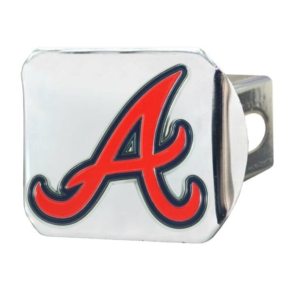 Atlanta Braves Hitch Cover 3D Color Emblem 1