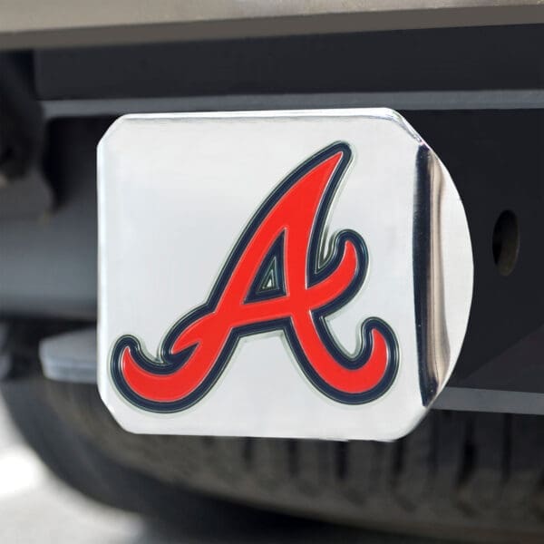 Atlanta Braves Hitch Cover - 3D Color Emblem