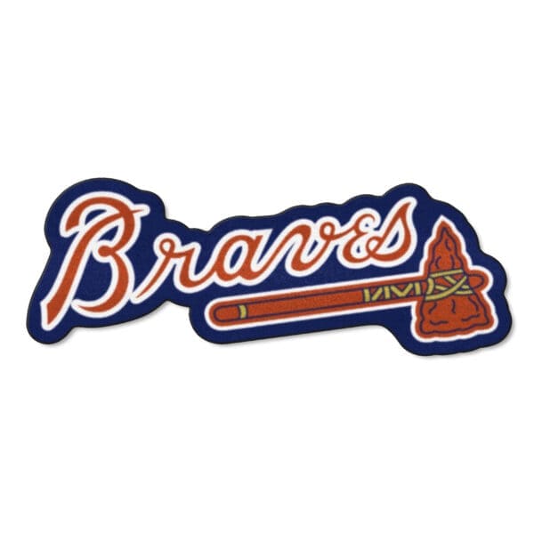 Atlanta Braves Mascot Rug Braves Script Logo 1 scaled