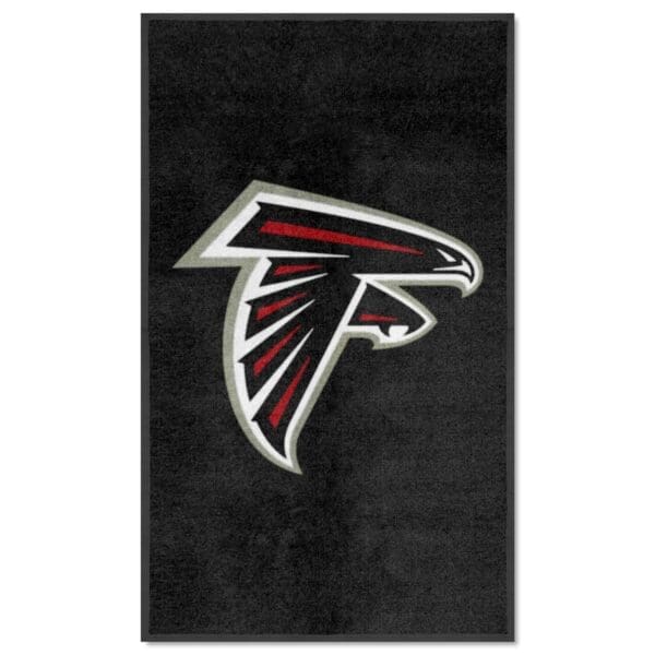 Atlanta Falcons 3X5 High Traffic Mat with Durable Rubber Backing Portrait Orientation 1 scaled