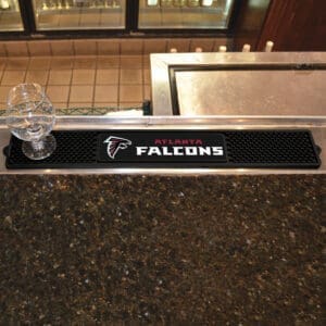 Atlanta Falcons Bar Drink Mat - 3.25in. x 24in.