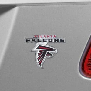 Atlanta Falcons Heavy Duty Aluminum Embossed Color Emblem - Alternate